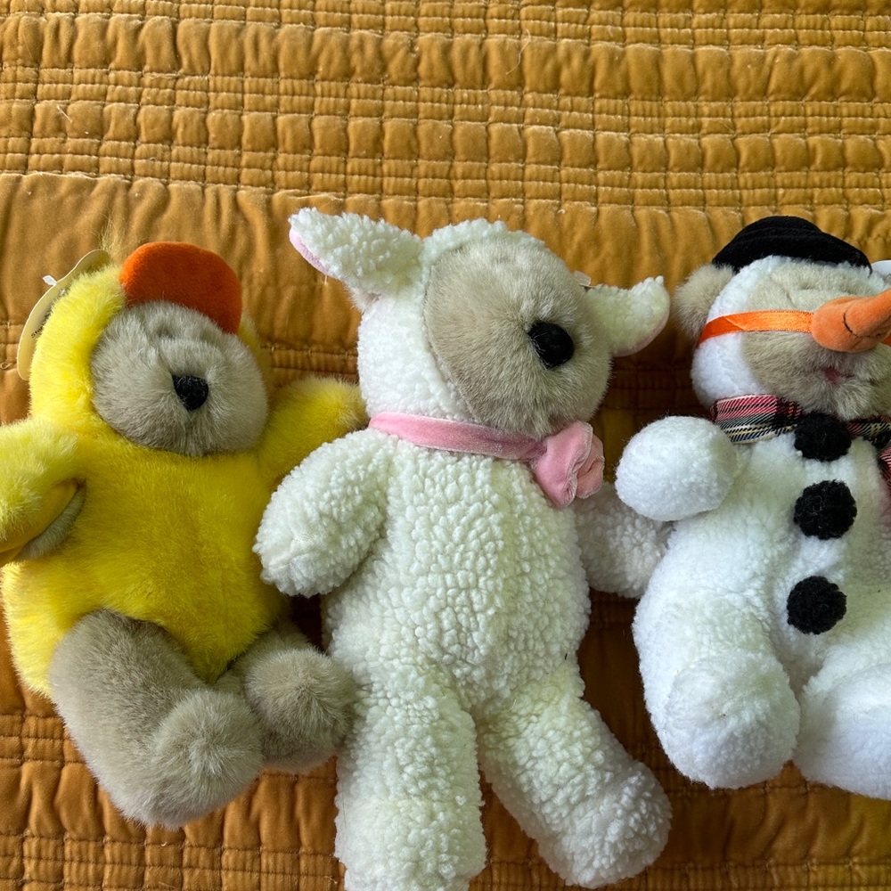 Starbucks 1999 Bearista Bears - Duck, Sheep, and Snowman
